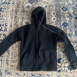 Blacked out Adidas hoodie